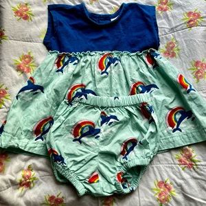 Hanna Andersson Dolphin Dress Set